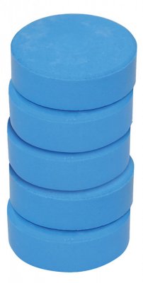 Zoom bild av Färgpuckar 55-57 mm, blå, 6 st