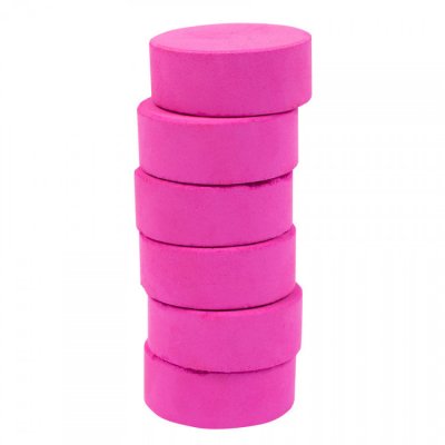 Zoom bild av Färgpuckar 44 mm, rosa, 6 st