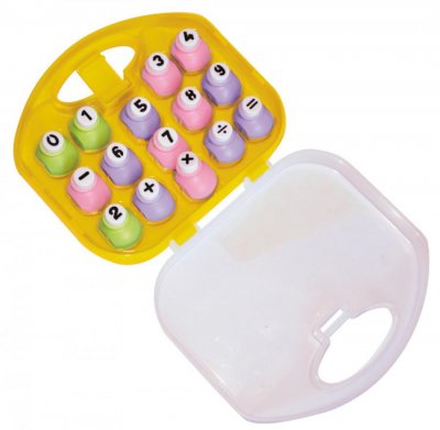 Zoom bild av Figurstans 15 st siffror