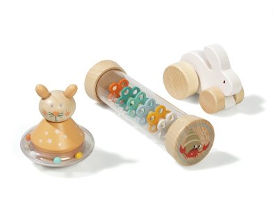 Zoom bild av SET OF 3 EARLY LEARNING RATTLES