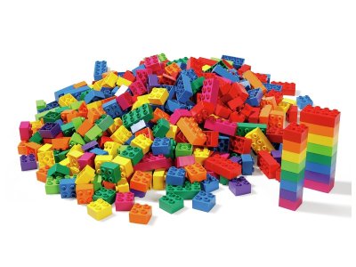 Zoom bild av LARGE ECO-DESIGNED CONSTRUCTION BRICKS 500 pieces