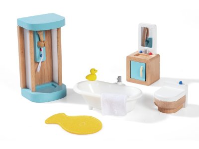 Zoom bild av FURNITURE FOR DOLLS HOUSE The bathroom