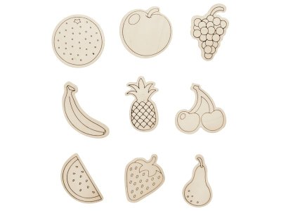 Zoom bild av MAGNETIC SHAPES TO COLOUR Fruit