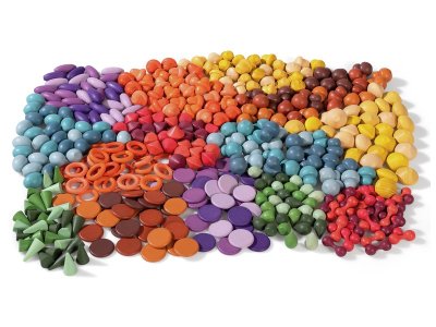Zoom bild av COLOURED WOODEN SHAPES