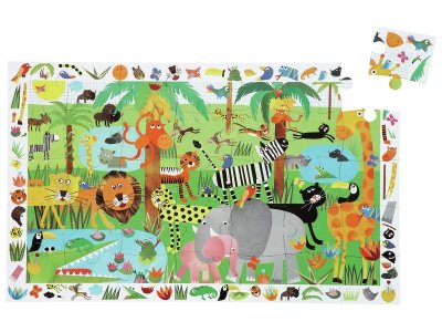 Zoom bild av BORDER PUZZLE Jungle