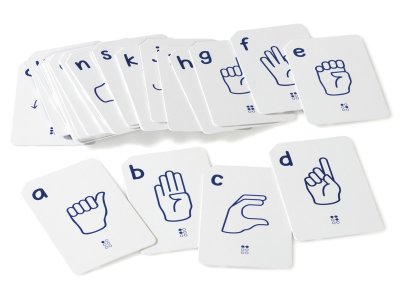 Zoom bild av BRAILLE CARDS The letters