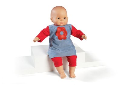 Zoom bild av SOFT-BODIED DRESSED DOLL Leonie, 60 cm DRESSED SOFT BODY DOLL