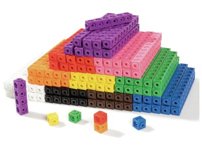 Zoom bild av COLOURED INTERLOCKING CUBES