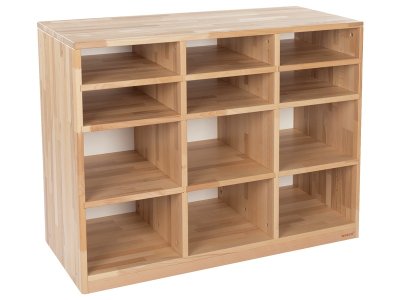 Zoom bild av SOLID WOODEN UNIT 9 shelves