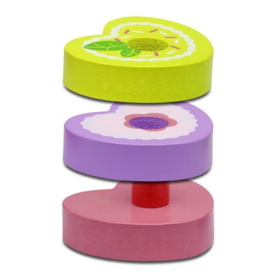 Zoom bild av KAKFAT MED BAKELSER, I TRÄ