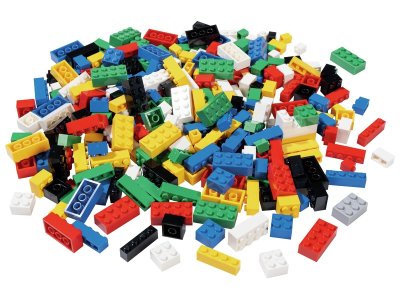 Zoom bild av CONSTRUCTION BRICKS 300 pieces with box