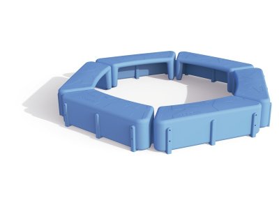 Zoom bild av PACK of 6 Elyo BENCHES