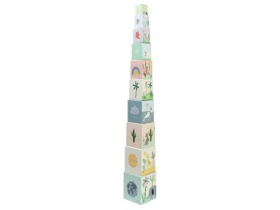 Zoom bild av STACKING CUBES Animals of the world