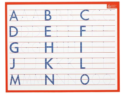 Zoom bild av WRITING BOARD Upper case script letters