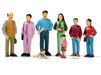 Zoom bild av FAMILIES OF THE WORLD FIGURINES Blues family