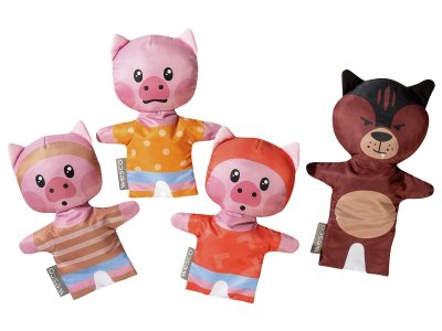 Zoom bild av FAIRY TALE PUPPETS Three Little Pigs