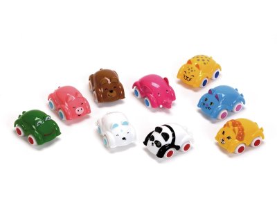 Zoom bild av PACK OF 9 ASSORTED ANIMAL VEHICLES