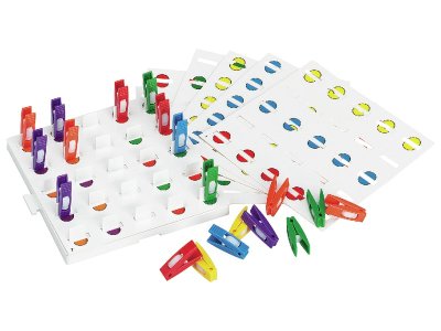 Zoom bild av COLOUR AND POSITIONS CLIP GAME SINGLE