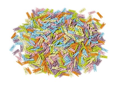 Zoom bild av MINI CLOTHES PEGS L: 2.5 - Pastel colours