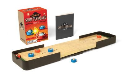 Zoom bild av Shuffleboard på bordet