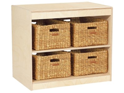 Zoom bild av TINY TOT STORAGE CABINET H. 60 cm 4 baskets 1 shelf