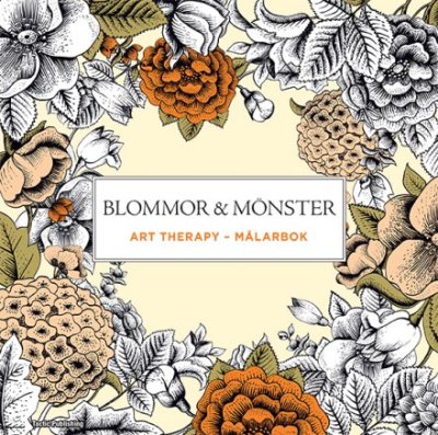 Zoom bild av Blommor & mönster Art Therapy målarbok