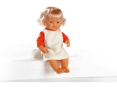 Zoom bild av Docka med hård kropp, 38 cm