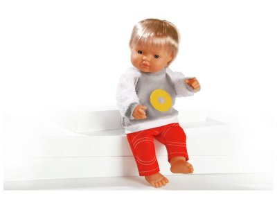 Zoom bild av Docka med hård kropp, 38 cm