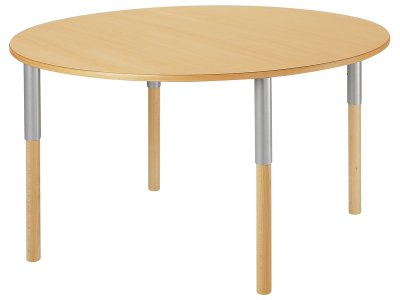 Zoom bild av ADJUSTABLE TABLE Laminated top Ø 120 cm S1/S2/S3
