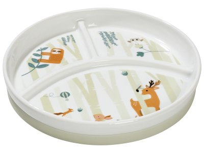 Zoom bild av NON-SLIP PORCELAIN TABLEWARE 3-compartment PLATE