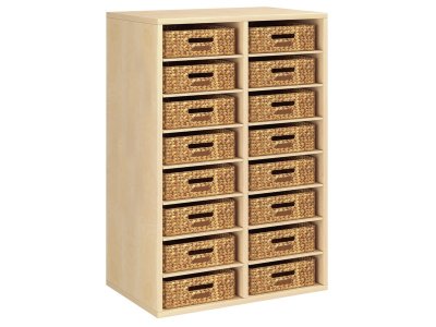 Zoom bild av MELAMINE COATED UNIT H: 102 cm - W: 70.5 cm 16 baskets 14 shel