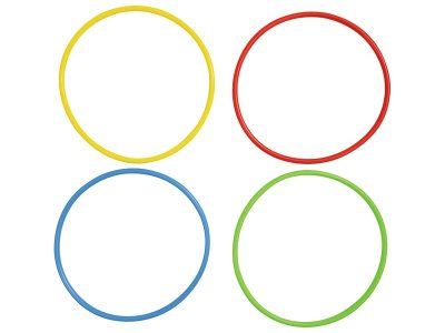 Zoom bild av MAXI PACK OF THERMOC-WELDED ROUND HOOPS Ø 50 cm