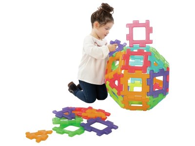 Zoom bild av GIANT POLYDRON CONSTRUCTION Translucent 60 pieces