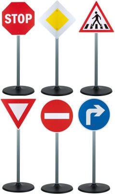 Zoom bild av Trafikskyltar