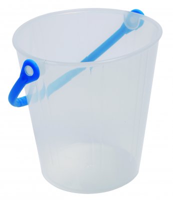 Bucket, transparent