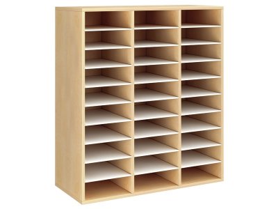 Zoom bild av MELAMINE CABINET H: 118 cm - L: 105 cm 27 shelves