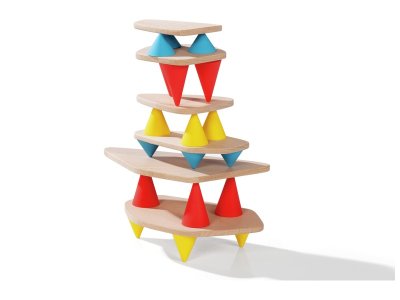Zoom bild av OPPI PIKS CONSTRUCTION SET 64 pieces