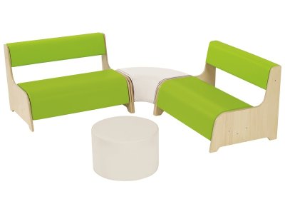 Zoom bild av Bio-sourced Silva SMALL CORNER SET