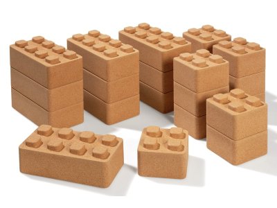 Zoom bild av GIANT CORK BUILDING BRICKS 22 pieces.