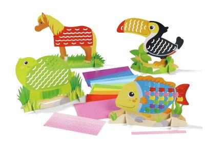 Zoom bild av Animals CREATIVE CARD WEAVING KIT