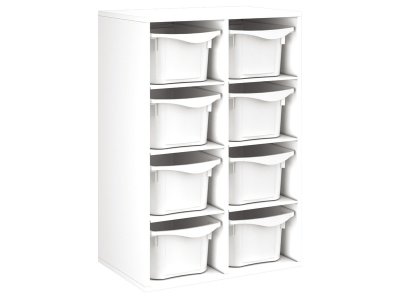 Zoom bild av MELAMINE CABINET H: 102 cm - L: 70.5 cm 8 containers 6 shelves