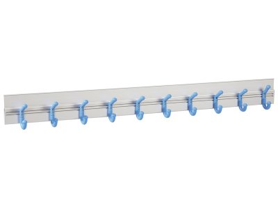 Zoom bild av WALL COAT RACK WITH 10 FLEXIBLE PEGS Double