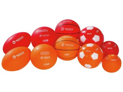 Zoom bild av BEGINNERS' MULTISPORT KIT Rugby, volleyball, basketball, footbal