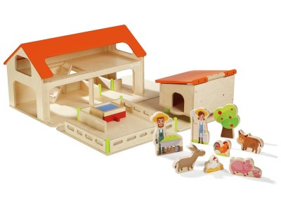 Zoom bild av MAXI PACK Big farm + 8 wooden figurines