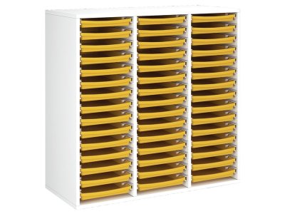 Zoom bild av MELAMINE CABINET H: 102 cm - L: 105 cm 45 trays on rails