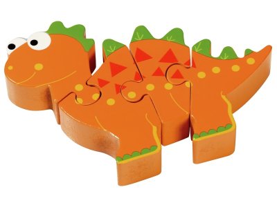 Zoom bild av WOOD PUZZLE Stegosaurus