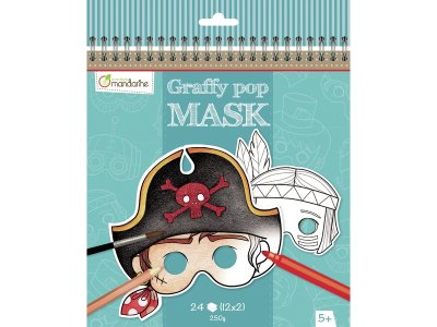 Zoom bild av BOOK OF MASKS TO DECORATE Adventurers