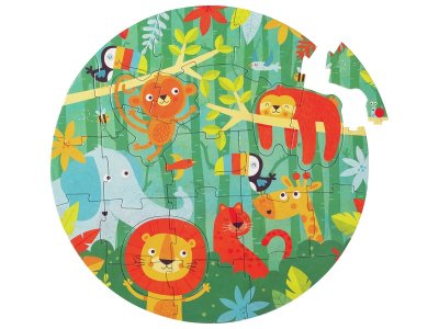 Zoom bild av CIRCULAR PUZZLES Jungle