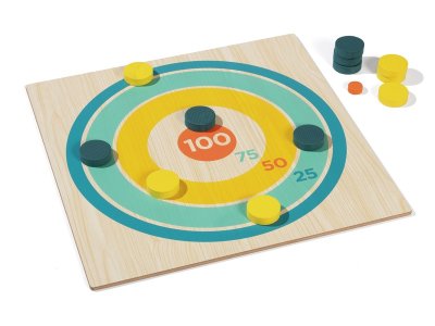 Zoom bild av WOODEN SHUFFLEBOARD GAME