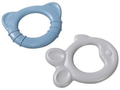 Zoom bild av BIO-BASED TEETHING RATTLE Cat and fish